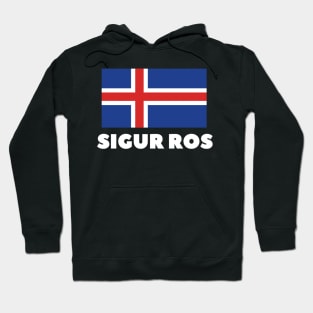 Sigur Ros white flag Hoodie